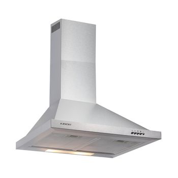 Campana extractora 60cm, 3 niveles potencia, bomann du623.2i plata 105w