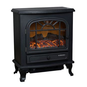 Chimenea Eléctrica De Pared 2000w Kekai Iowa 55x22x43 Cm Con Simulación De  Fuego Negra Mando Incluido Para Interior con Ofertas en Carrefour