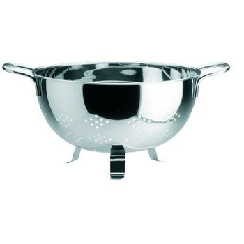 Escurridor Cocina Verduras Con Pie 22cm Acero Inox Artame