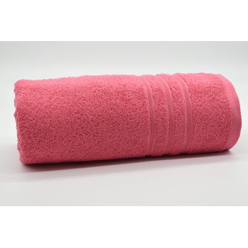 Toalla De Baño Algodón Rizo Americano 500 Gr/m2 - 100x150 Cm Fucsia