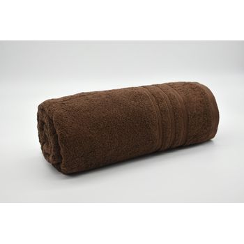 Todocama- Juego De 2 Toallas De Baño Grandes 70x140cm Chocolate 100%  Algodón De 550 Gsm Extra Suaves, Altamente Absorbentes Y De Secado Rápido.  con Ofertas en Carrefour