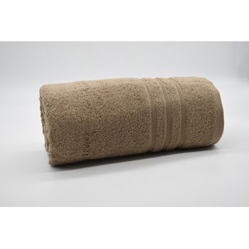 Toalla De Baño Algodón Rizo Americano 500 Gr/m2 - 100x150 Cm Castaño