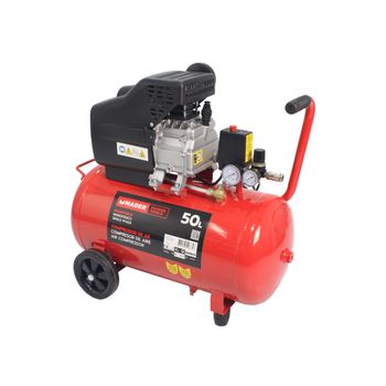 Mader 09385 Compresor De Aire, Monobloco, 50l, 2hp