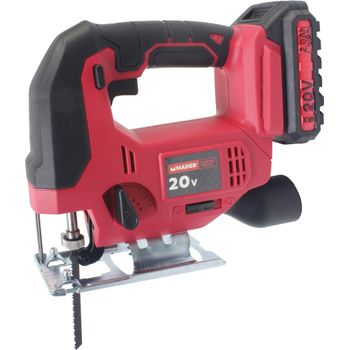 Mader 63289 Sierra Caladora, Batería, 20v   2.0ah, 65mm