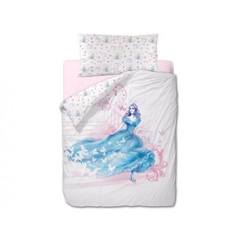 Funda Nórdica Reversible Cenicienta Cama De 90cm