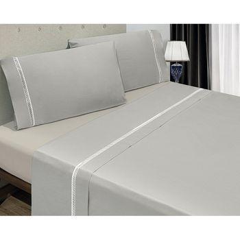 Juego De Sábanas Beige Cama 160x190/200 Cm Don Descanso Gea con Ofertas en  Carrefour