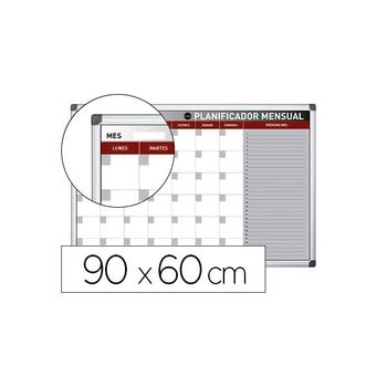 BI-OFFICE Pizarra Blanca 60x90 Marco madera MA0312178, (1 u