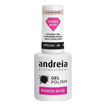 Pintaúñas Semipermanente Gel Polish Power Base Andreia Rosa (10,5 Ml)