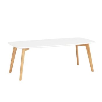 Mesa De Centro Kiev (madera Y Blanco)