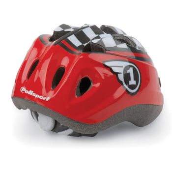 Polisport Casco Niño Xs Kid Carrera Rojo/negro