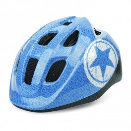 Polisport Casco Junior Jeans Azul/blanco