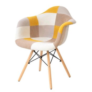 Silla Copenhaga Pastel (patchwork Mostaza)