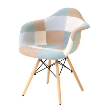 Silla Copenhaga Pastel (patchwork Azul)