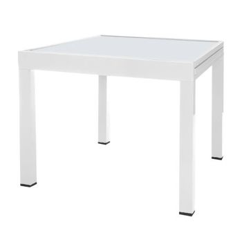 Mesa Exterior Thais Extensible Aluminio 80 -160 (blanco)