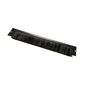 Panel Guiacables Superior/inferior Para Racks - Con Cepillo - Color Negro - 360mm - Para Rack De 10"