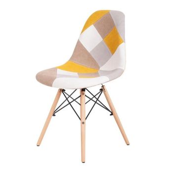 Silla Oslo Pastel (patchwork Mostaza)