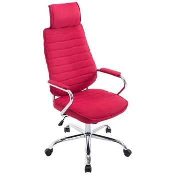 Silla De Oficina Rako En Tela (rojo)