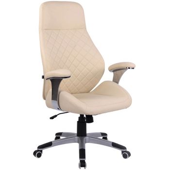 Silla De Oficina Layton En Piel Sintética (beige)