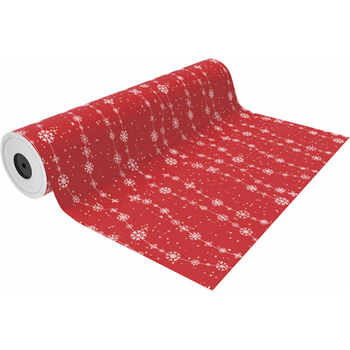 1x Rollo De Papel De Regalo Navidad Rojo 62cmx90m