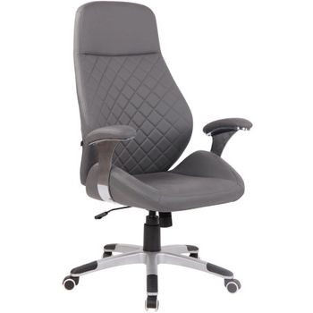 Silla De Oficina Layton En Piel Sintética (gris)