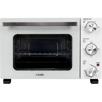 INFINITON HSM-A30B – Horno sobremesa, Blanco, 30L, 1500W, Convección, Doble  acristalamiento, Luz interior, Temporizador 60 min.