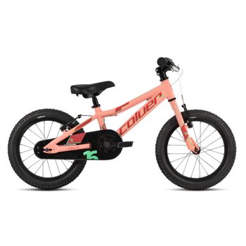 Bicicleta infantil de 18 pulgadas hecha de acero con portaequipaje  delantero en color rosa y blanca VidaXL