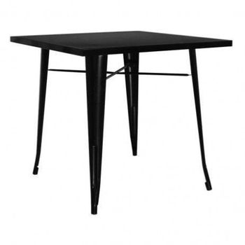 Mesa Leeds Cuadrada 70 (negro)