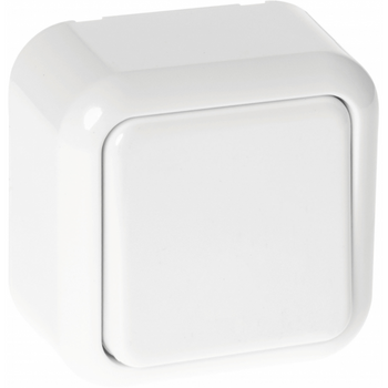 Conmutador Ancient 1 Tecla Blanco 6x6x4