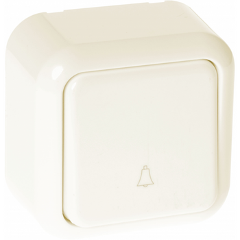 Pulsador Timbre Serie Ancient Beis 6x6x4