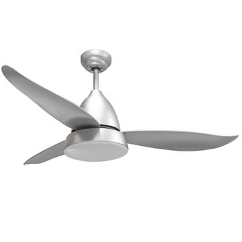 Akunadecor - Ventilador De Techo Metal Plata Marino