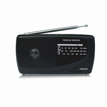 Radio Multiband Portátil Haeger Handy - Am/fm/lw