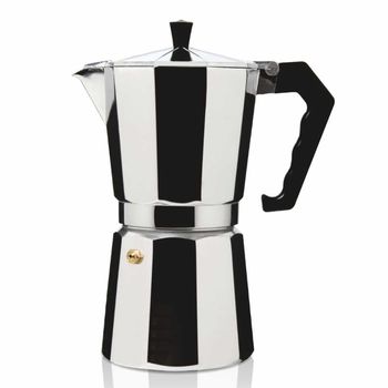 Cafetera Italiana Haeger Moka Pot 6 - Capacidad 6 Tazas