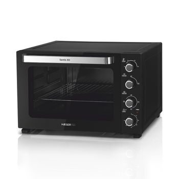 CONTINENTAL EDISON CEMF35B4 - Mini horno eléctrico 35L negro - 1500W -  Asador, Circulación natural