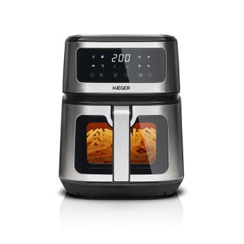 Freidora Sin Aceite Digital Haeger Cook Mate - 5 L, 8 Programas, 1200w