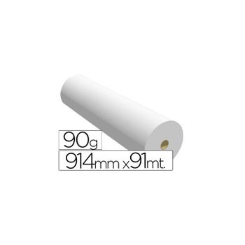 Papel Reprografia Para Plotter 914mmx91mt 90gr Impresion Ink-jet