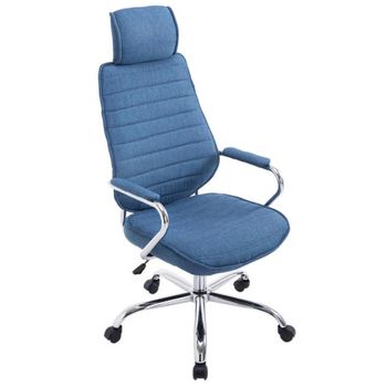 Silla De Oficina Rako En Tela (azul)