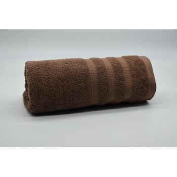 Toalla De Ducha Premium Algodón Rizo Americano 500gr - 70x140cm Marrón