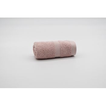 Toalla Tocador Premium Algodón Rizo Americano 500gr - 30x50 Cm Rosa