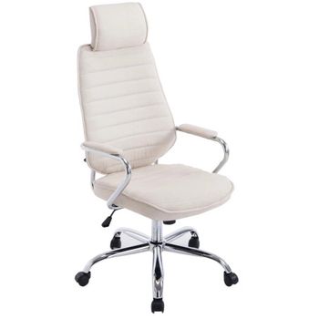 Silla De Oficina Rako En Tela (beige)