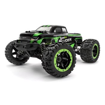 Carro De Control Remoto Blackzon Slyder Mt Eletric Monster Truck 4wd Verde (540100)