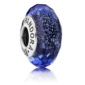 Pandora Charm Cristal De Murano Facetado Iridiscente 791646