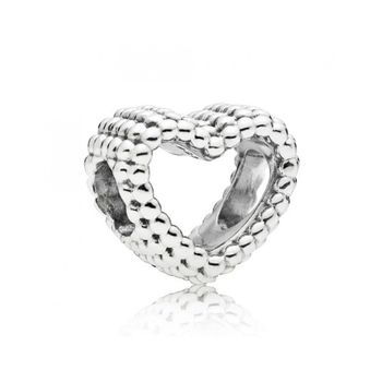 Charm Pandora Plata Corazón Moldeado 797516