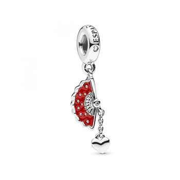 Charm Pandora Colgante Plata Abanico En Plata De Ley 797879en09