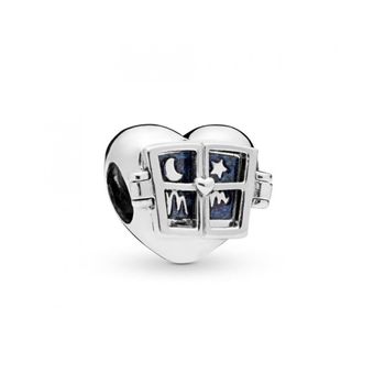 Charm Pandora Plata Corazón Con Ventana 798006en63