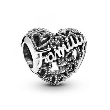 Charm Pandora Plata Corazón Familia 798571c00