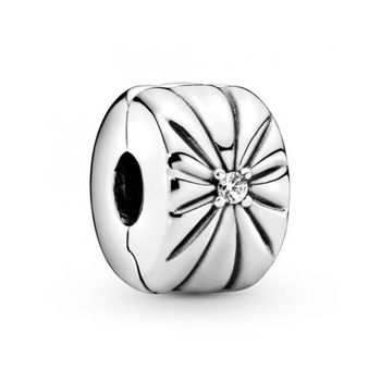 Charm-clip Pandora Plata Clip Rayo De Sol Brillante 798614c01