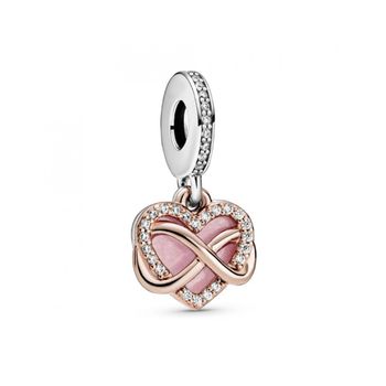 Charm Pandora Rose Corazón Infinito Brillante 788878c01