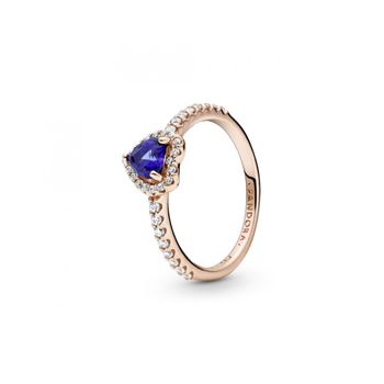 Anillo Pandora Rose Corazón Azul Brillante 188421c01-54