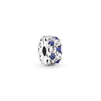 Clip Pandora Brillos Azules Y Transparentes 799171c01