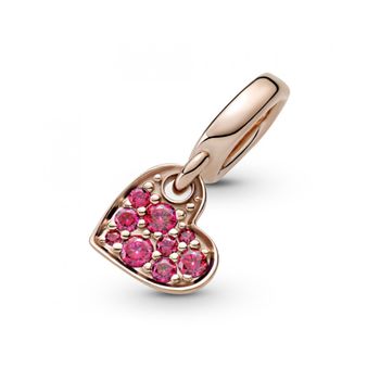 Charm Colgante Pandora Rose Corazón Rojo Pavé 789404c02